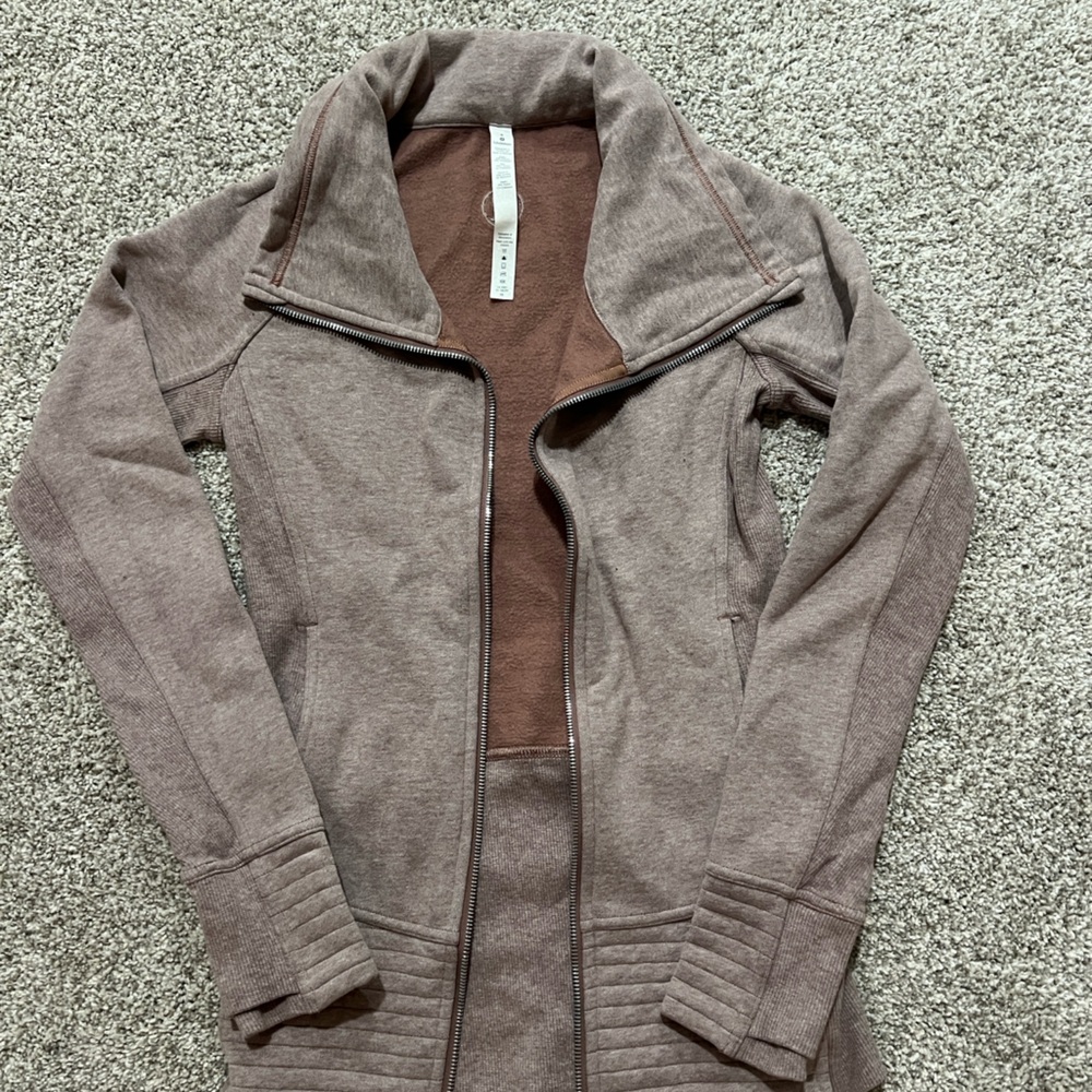 Lululemon Athletica Pink Fleece Jacket